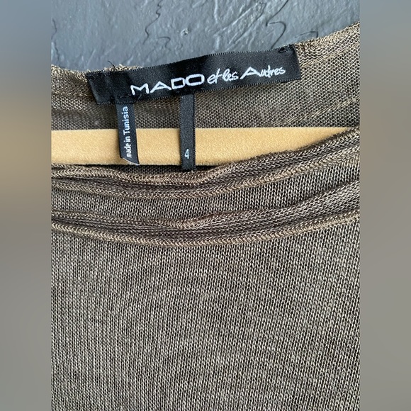 MADO et les Autres | Sheer Top | Color : Tan/Brown | Size: 4 - Picture 3 of 4